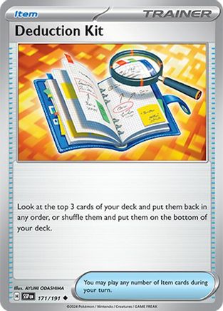 Deduction Kit 171/191 - SV08 Surging Sparks Reverse Holofoil