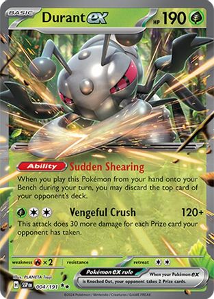 Durant ex 004/191 - SV08 Surging Sparks Holofoil