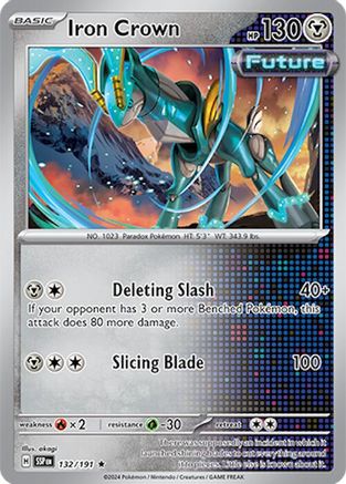 Iron Crown 132/191 - SV08 Surging Sparks Reverse Holofoil