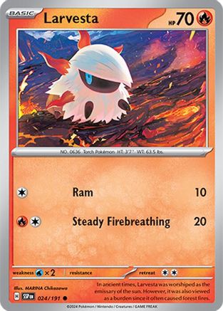 Larvesta 024/191 - SV08 Surging Sparks