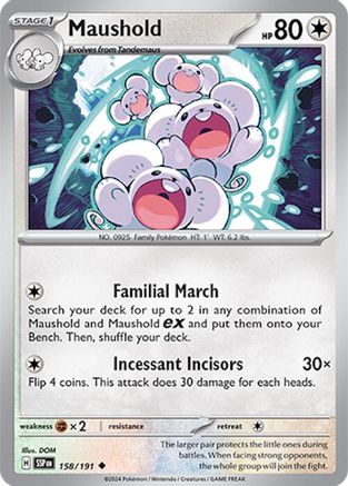 Maushold 158/191 - SV08 Surging Sparks