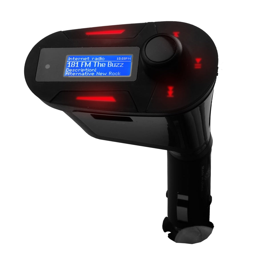 Car MP3 Player FM Transmitter with USB, SD, LCD & Remote