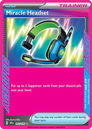 Miracle Headset 183/191 - SV08 Surging Sparks Holofoil
