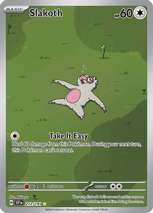 Slakoth 212/191 - SV08 Surging Sparks Holofoil