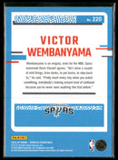 2023-24 Donruss Victor Wembanyama Rookie #220