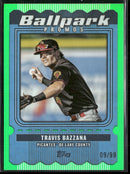 2025 Topps Pro Debut Ballpark Promos Green Foil Travis Bazzana #/99 #BP-1