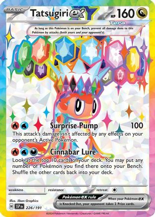Tatsugiri ex 226/191 - SV08 Surging Sparks Holofoil