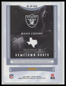 2022 Panini Origins Hometown Roots Turquoise Maxx Crosby #/49 #HR-MCR
