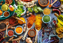 1000 Piece Jigsaw Puzzle, Colors of Spices, Food puzzles, Variety of colors, Culinary-themed puzzle, Adult Puzzle, Castorland C-105328-2