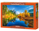 1000 Piece Jigsaw Puzzle, The Three Brothers, Yosemite National Park, USA, Autumn landscape puzzle, Relaxing nature puzzle, Adult Puzzle, Castorland C-105489-2