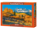 1000 Piece Jigsaw Puzzle, View Of Wilson Peak In Autumn, USA, Rustic autumn mountain landscape, Nature puzzle, Adult Puzzle, Castorland C-105502-2
