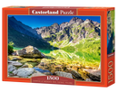 1500 Piece Jigsaw Puzzle, Sunrise at Morskie Oko, Tatras, Poland, Rocky Peak Nature Scene, Mountain landscape, Adult Puzzle, Castorland C-152216-2