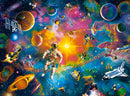 2000 Piece Jigsaw Puzzle, Man in Space, Sparkling stars, Astronaut, Space scene, Adult Puzzle, Castorland C-200849-2
