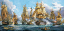 4000 Piece Jigsaw Puzzle, Naval Battle, Nautic painting, Old navy ships, Sailing ships at war, Adult Puzzle, Castorland C-400102-2