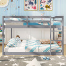Full Over Full Bunk Bed Low-to-ground Bunk Bed