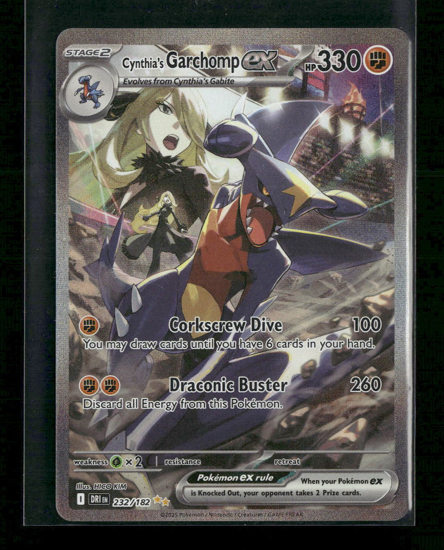 SV10: Destined Rivals Cynthia's Garchomp ex #232/182