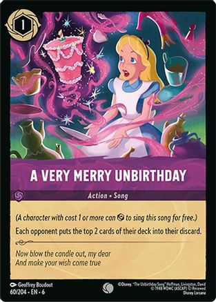 A Very Merry Unbirthday (60/204) - Azurite Sea Cold Foil