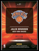 2024-25 Donruss Optic Express Lane Green Shock Jalen Brunson #/149 #21