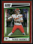 2022 Score Dots Red Patrick Mahomes II #/499 #116
