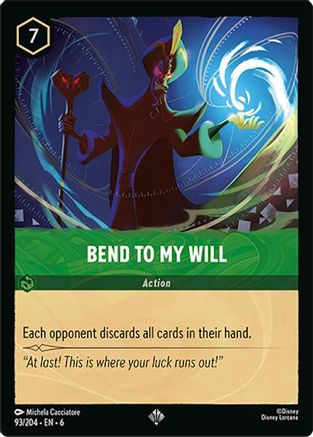 Bend to My Will (93/204) - Azurite Sea Cold Foil