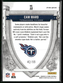 2025 Panini Rookies & Stars Crusade Red Cam Ward #/99 #22