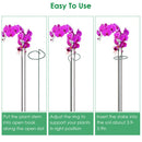 10 Packs 16in Plant Support Stakes Garden Flower Single Stem Support Stake Iron Plant Cage Support Ring For Tomatoes Orchid Lily Peony Rose Flower Ama