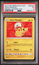 2017 Pokemon Sm Black Star Promo Promo-I Choose You! Ash'S Pikachu 5 PSA #SM109