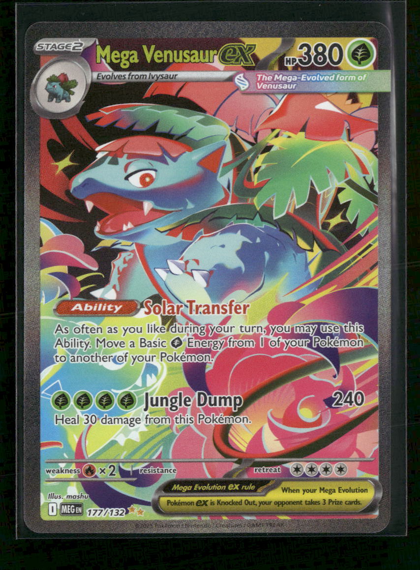 mega venusaur ex pokemon card value Mega Venusaur EX 2025 Pokemon Evolution Ultra Rare #155 PSA Authenticated 10 Card