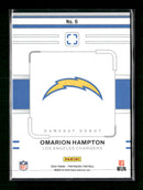 2025 Panini Photogenic Gameday Debut Green Omarion Hampton #/25 #6