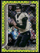 2025 Topps Chrome Lime Green X-Fractor Tyler Shough Rookie #398