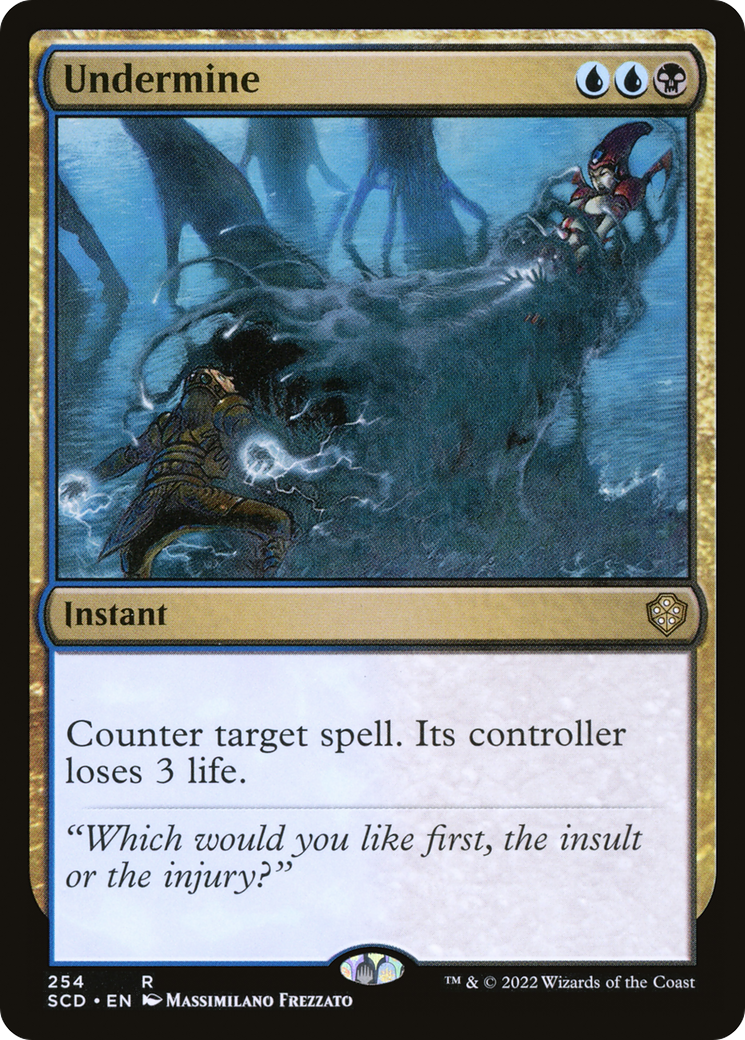 Undermine (SCD-254) - Starter Commander Decks