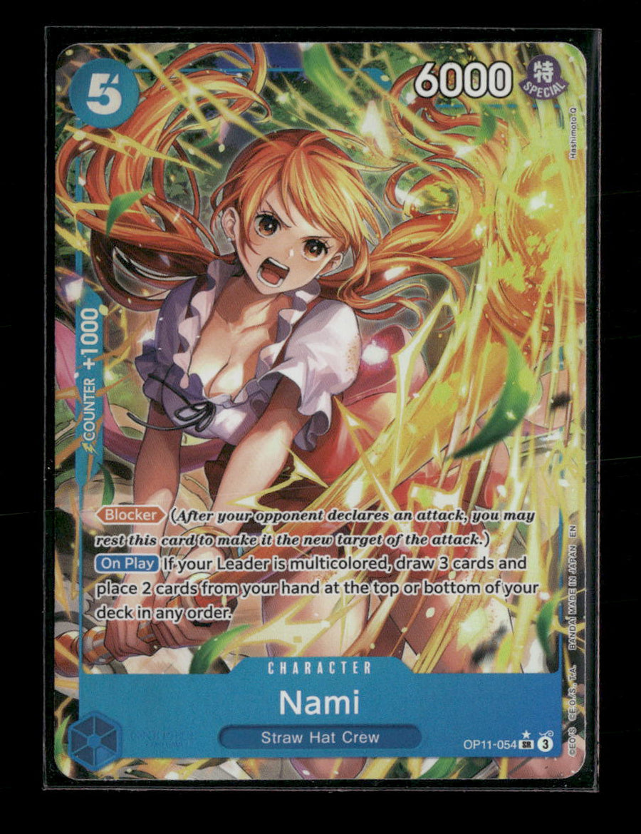 A Fist of Divine Speed Nami (054) (Alternate Art) #OP11-054