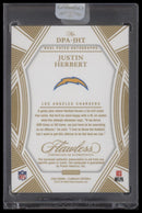 2024 Panini Flawless Dual Patch Autographs Justin Herbert #/25 Auto #DPA-JHT