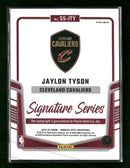 2024-25 Donruss Optic Signature Series Jaylon Tyson Auto #SS-JTY