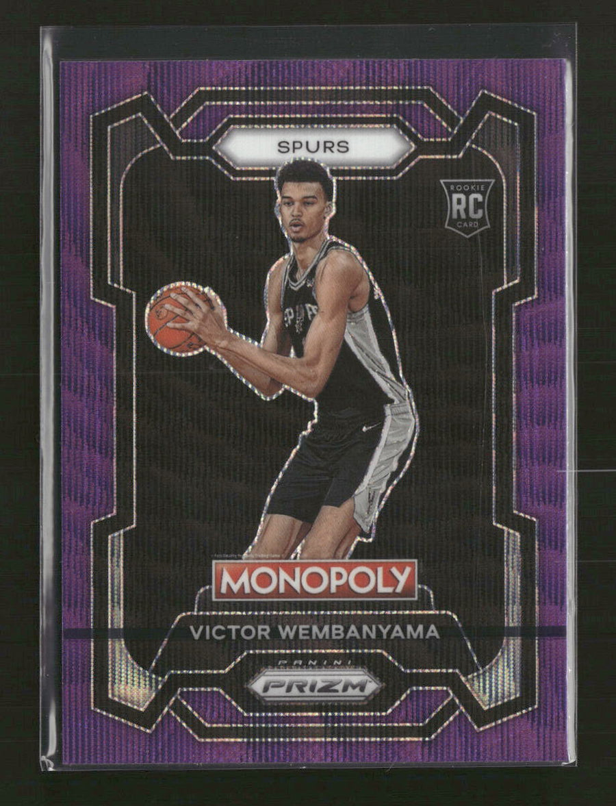 2023-24 Panini Prizm Monopoly Purple Wave Victor Wembanyama #81