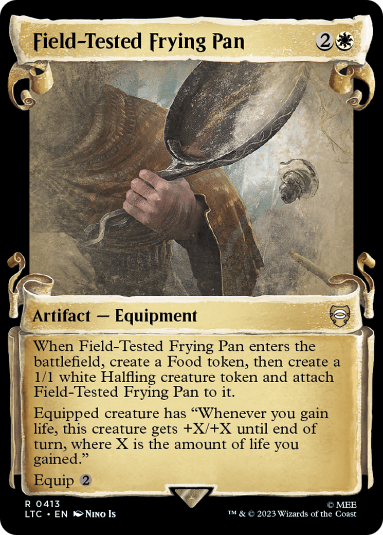 Field-Tested Frying Pan (LTC-413) - Tales of Middle-earth Commander: (Showcase) Foil