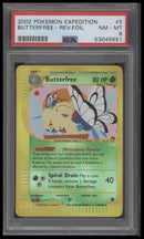 2002 Pokemon Expedition Butterfree-Rev.Foil 8 PSA #5
