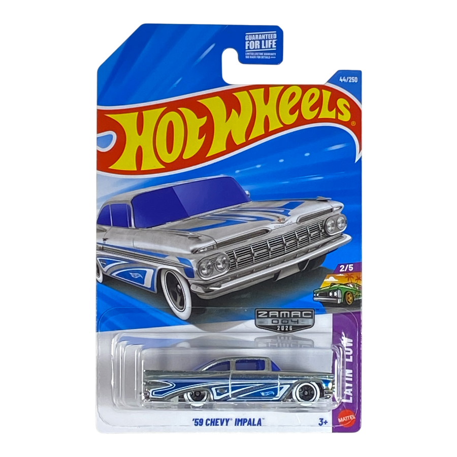 Hot Wheels '59 Chevy Impala (ZAMAC 004 2026) - Layin' Low Series 2/5