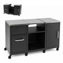 Outdoor Grill Table 59" with Removable Shelves & Storage