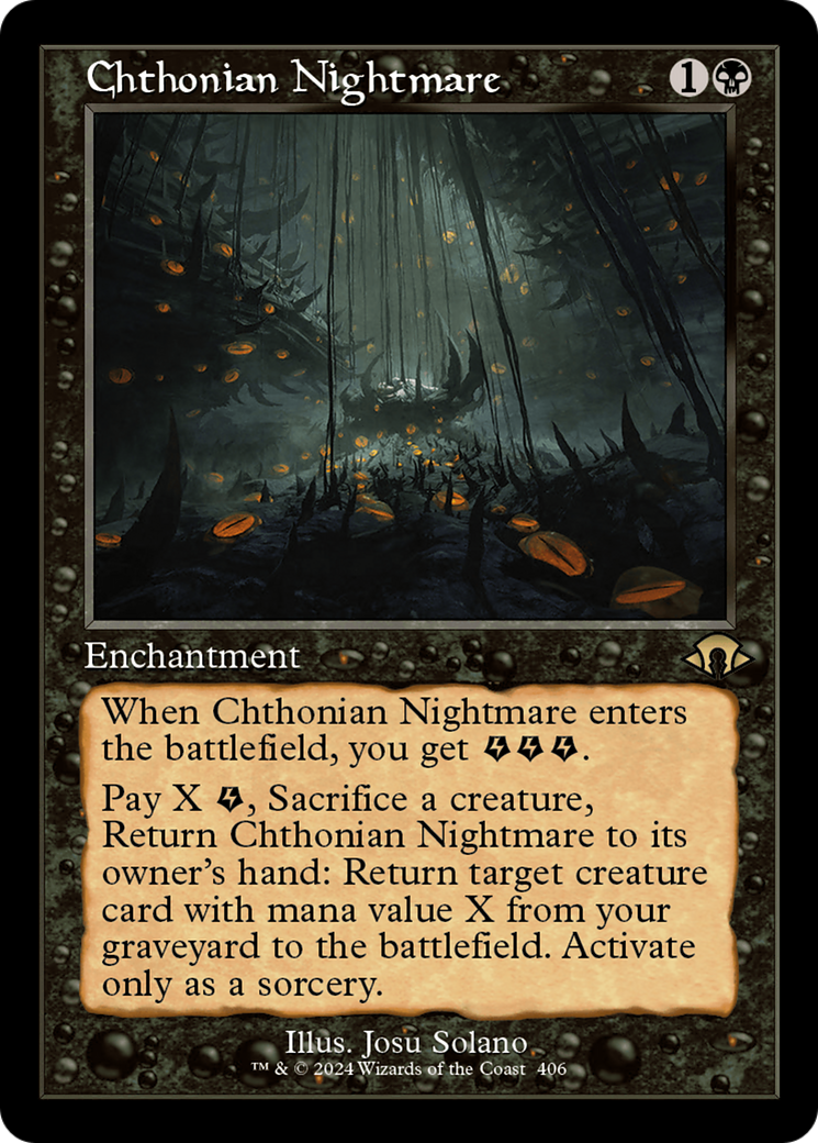 Chthonian Nightmare (Retro Frame) (MH3-406) - Modern Horizons 3