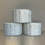 Silver Holographic Metallic MACRAME Tumbler Boot