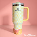 Apricot Crisp WAFFLE Tumbler Boot -fits 20-40oz