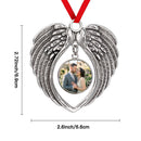 Personalized Angel Wings Photo Ornament - Upload Your Photo