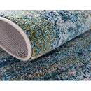 Unique Loom Chromatic Avalon Light Blue Area Rug Rectangle, 90 x 120