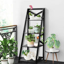 2 Pieces 4-Tier Wood Display Storage Bookshelf Set