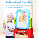 Height Adjustable Kids Art Easel Magnetic Double Sided Board