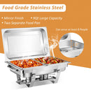 2 Packs Stainless Steel Chafing Dish
