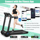 3HP Electric Folding Treadmill with Bluetooth Speaker