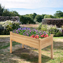 Wooden Raised Vegetable Garden Bed Elevated Grow Vegetable Planter