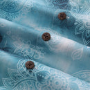 Hawaiian Shirt For Men A Paisley Dream Print Shirt Camp Collar 100% Cotton Shirt